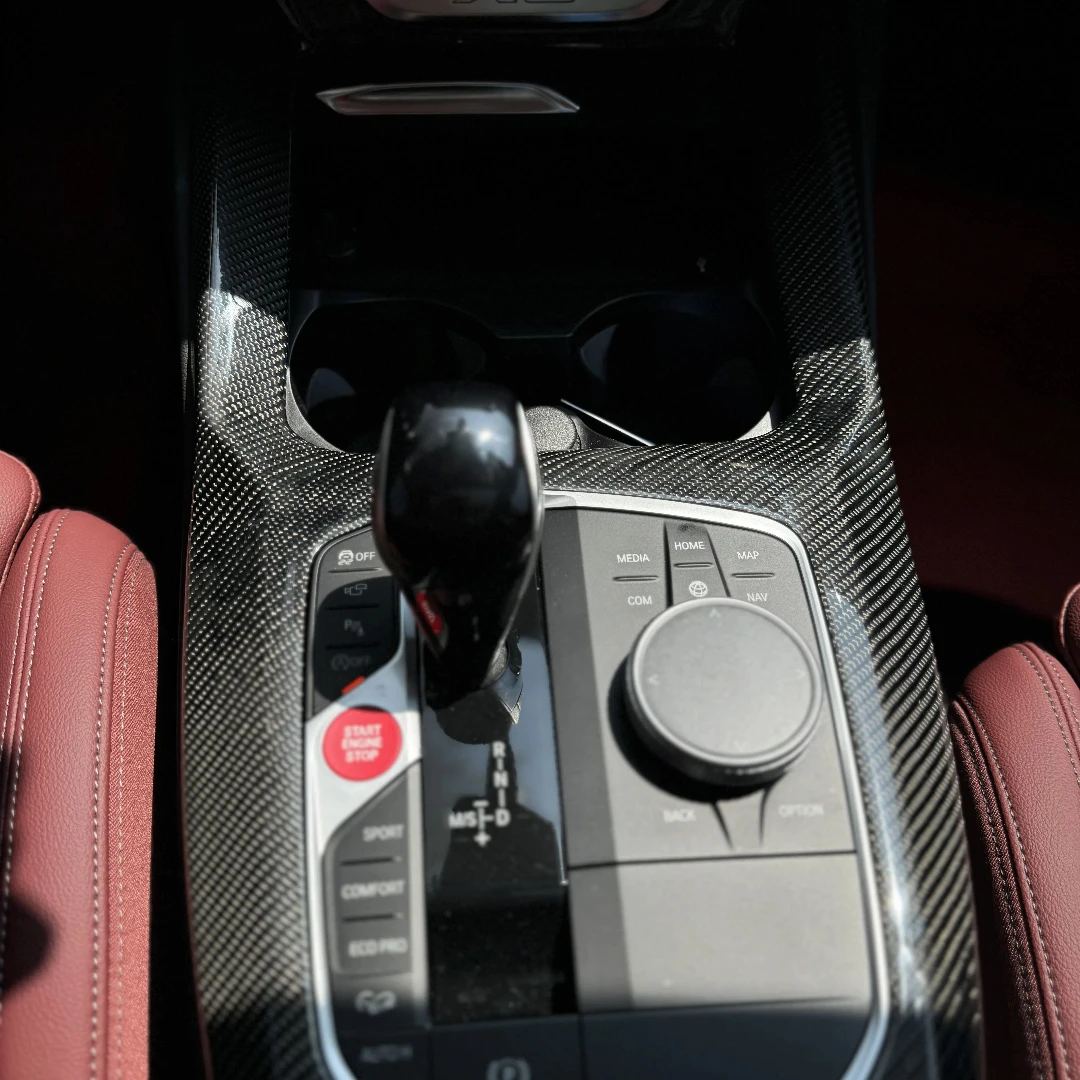 Center Console Panel Cover Gear Shift Frame Replacement Real Carbon Fiber for BMW X3 X4 X3M X4M F97 X4M F98 G01 G02 G08i 2022 UP
Center Console Panel Cover Gear Shift Frame Replacement Real Carbon Fiber for BMW X3 X4 X3M X4M F97 X4M F98 G01 G02 G08i 2022 UP