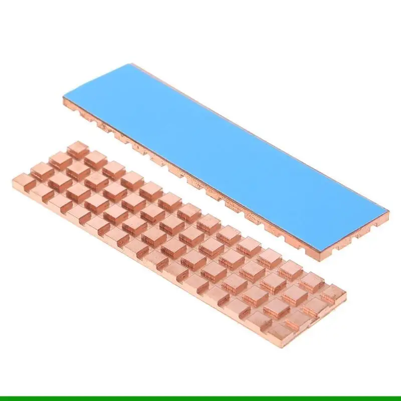 U55C Copper Heatsink Thermal Conductive Adhesive For M.2 NGFF 2280 PCI-E NVME SSD
U55C Copper Heatsink Thermal Conductive Adhesive For M.2 NGFF 2280 PCI-E NVME SSD
