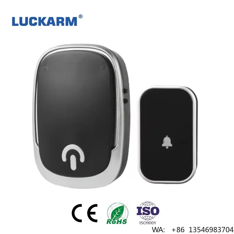 Self Powered Waterproof Door Bell Button 1 Receiver Sonnette Sans Fil Chime Ring Electric Plug Smart Wireless Doorbell for Home
Self Powered Waterproof Door Bell Button 1 Receiver Sonnette Sans Fil Chime Ring Electric Plug Smart Wireless Doorbell for Home