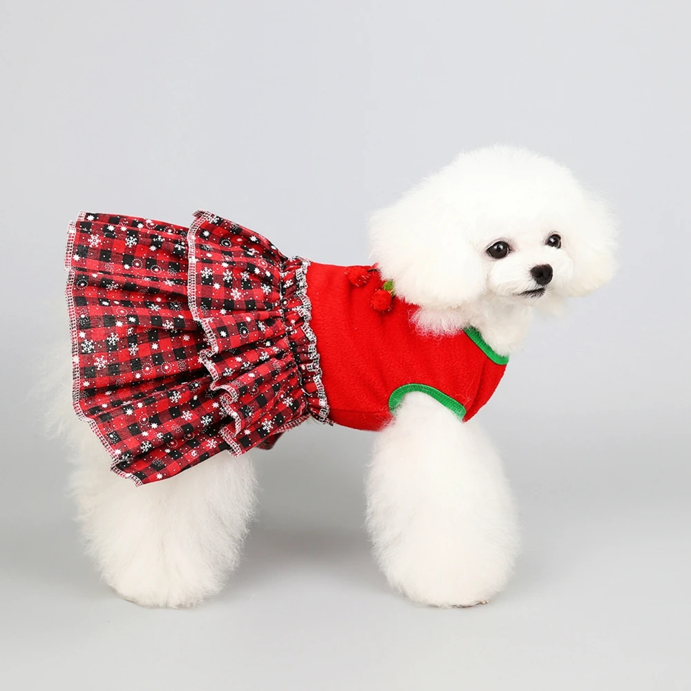 For Small Dog Cute Ruffled Skirt Cat Winter Dress Dog Christmas Dress Warm Fashionable Dog Clothes Comfortable
For Small Dog Cute Ruffled Skirt Cat Winter Dress Dog Christmas Dress Warm Fashionable Dog Clothes Comfortable