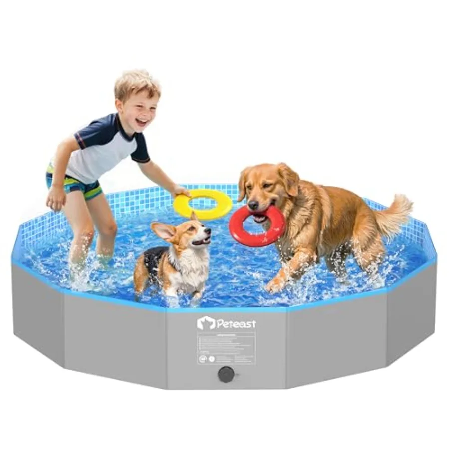 Backyard indoor use foldable dog pool: sturdy round design durable PVC material blue color extra-large 64 diameter portable wit
Backyard indoor use foldable dog pool: sturdy round design durable PVC material blue color extra-large 64 diameter portable wit