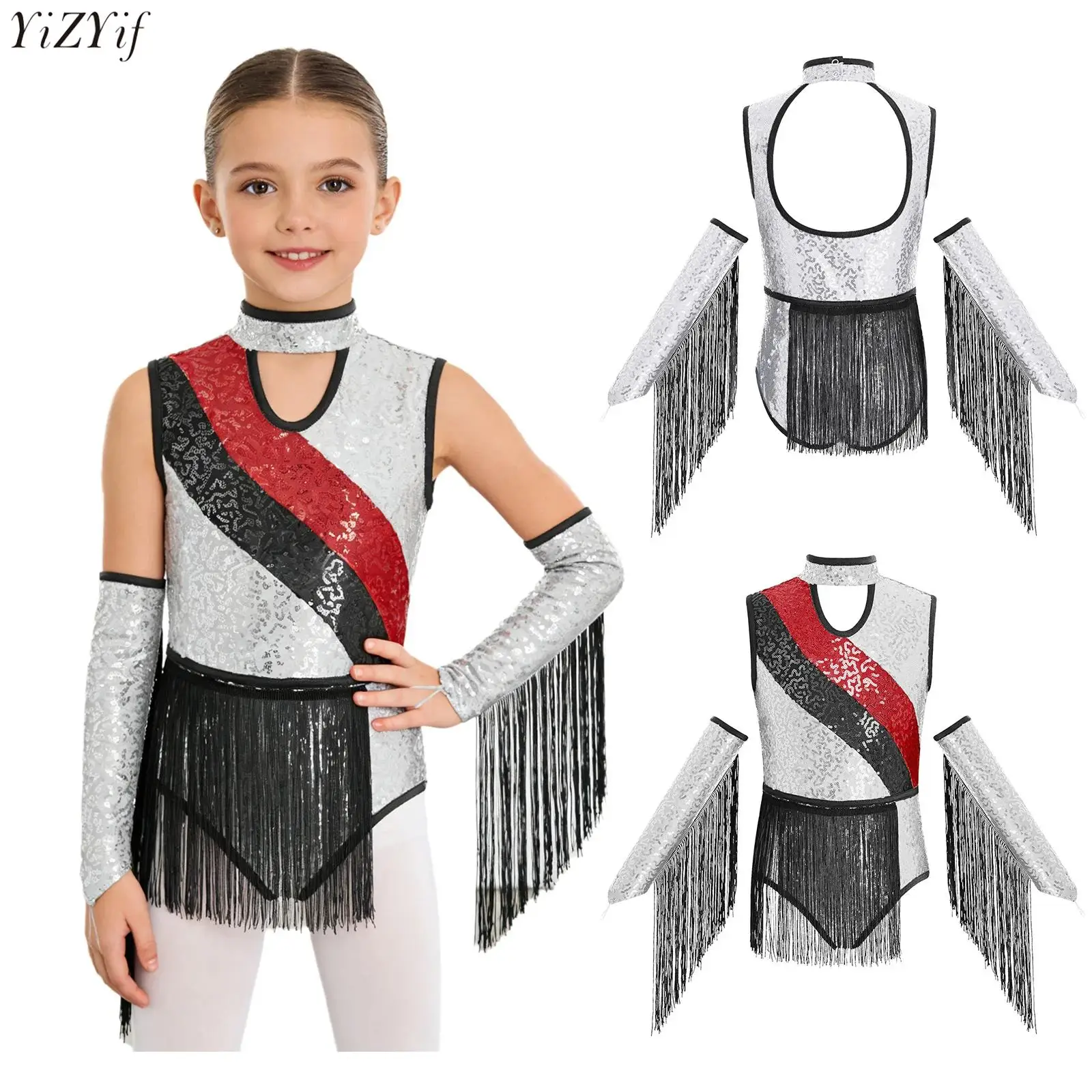 Детский купальник для девочек для фигурного катания с бахромой, пайетками и стразами, блестящее платье для латиноамериканских танцев, юбка с блестящими стразами, балетный/джазовый купальник-боди
Детский купальник для девочек для фигурного катания с бахромой, пайетками и стразами, блестящее платье для латиноамериканских танцев, юбка с блестящими стразами, балетный/джазовый купальник-боди