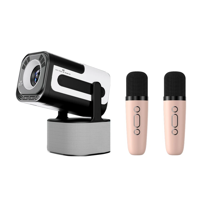 New Arrival JY320KTV 800 Lumens Short Throw Projector 4K Portable Android 13 Home Theater Projector With Microphone and Gimbal
New Arrival JY320KTV 800 Lumens Short Throw Projector 4K Portable Android 13 Home Theater Projector With Microphone and Gimbal