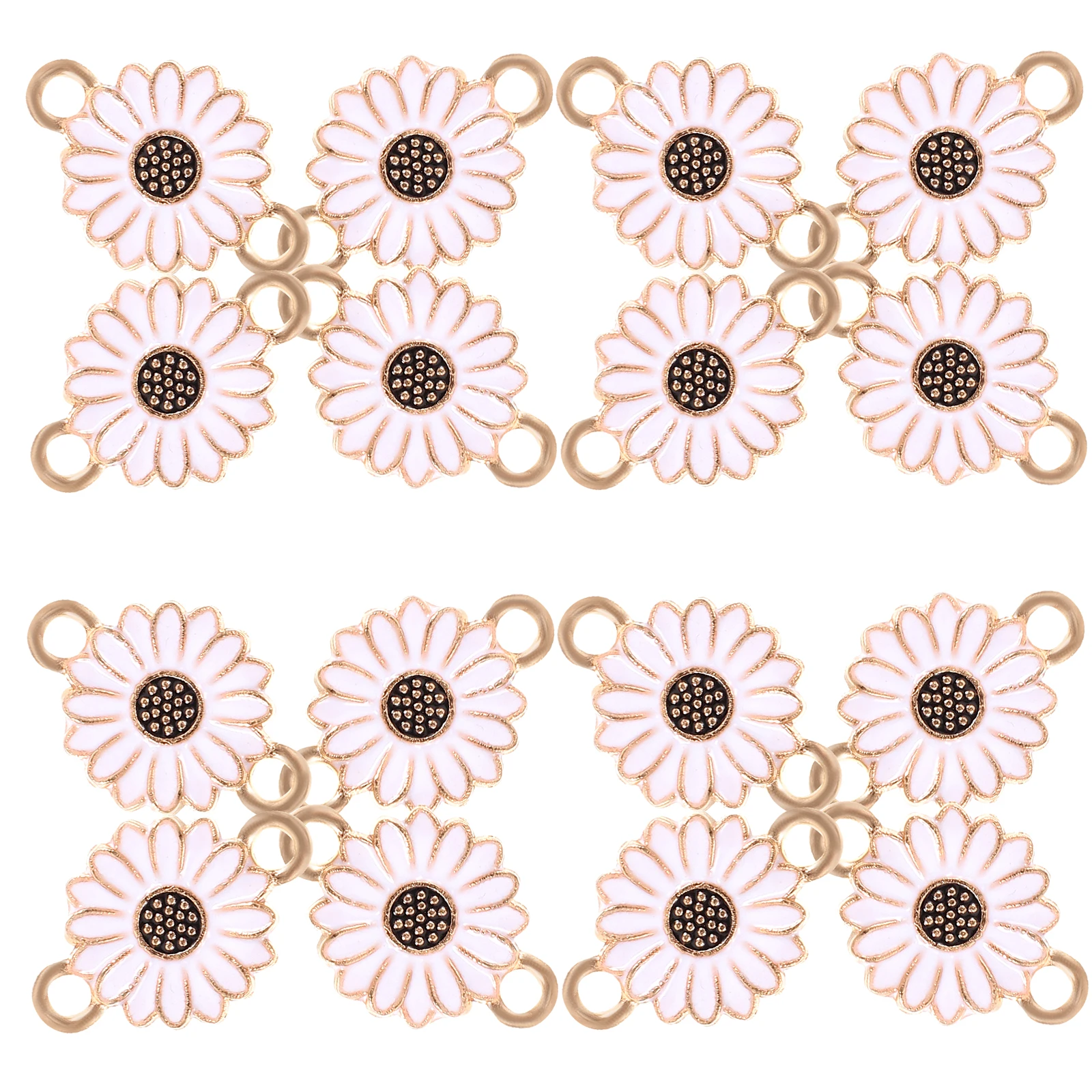 20pcs Daisy Flower Pendant Connector Charms DIY Jewelry Making Accessories Alloy Metal Hanging Decor charms for necklaces
20pcs Daisy Flower Pendant Connector Charms DIY Jewelry Making Accessories Alloy Metal Hanging Decor charms for necklaces