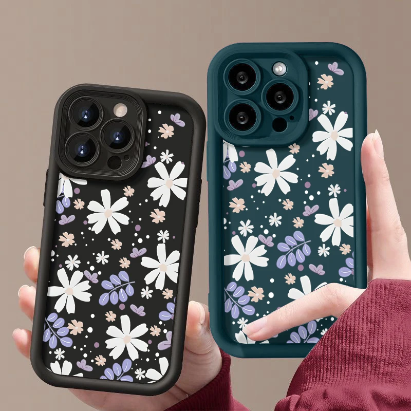 Shockproof Soft TPU Case For iPhone 16e 15 16 Pro Max 14 13 12 Pro Max 15 16 Plus 11 White Flowers Pattern Silicone Phone Cover
Shockproof Soft TPU Case For iPhone 16e 15 16 Pro Max 14 13 12 Pro Max 15 16 Plus 11 White Flowers Pattern Silicone Phone Cover