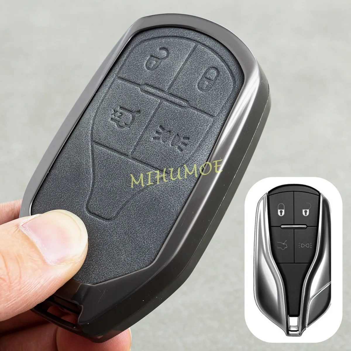 Alloy + Leather Car Key Case Cover Shell Fob For Maserati Ghibli Levante Quattroporte 2017 2018 2019 2020 2021 2022 2023 2024
Alloy + Leather Car Key Case Cover Shell Fob For Maserati Ghibli Levante Quattroporte 2017 2018 2019 2020 2021 2022 2023 2024