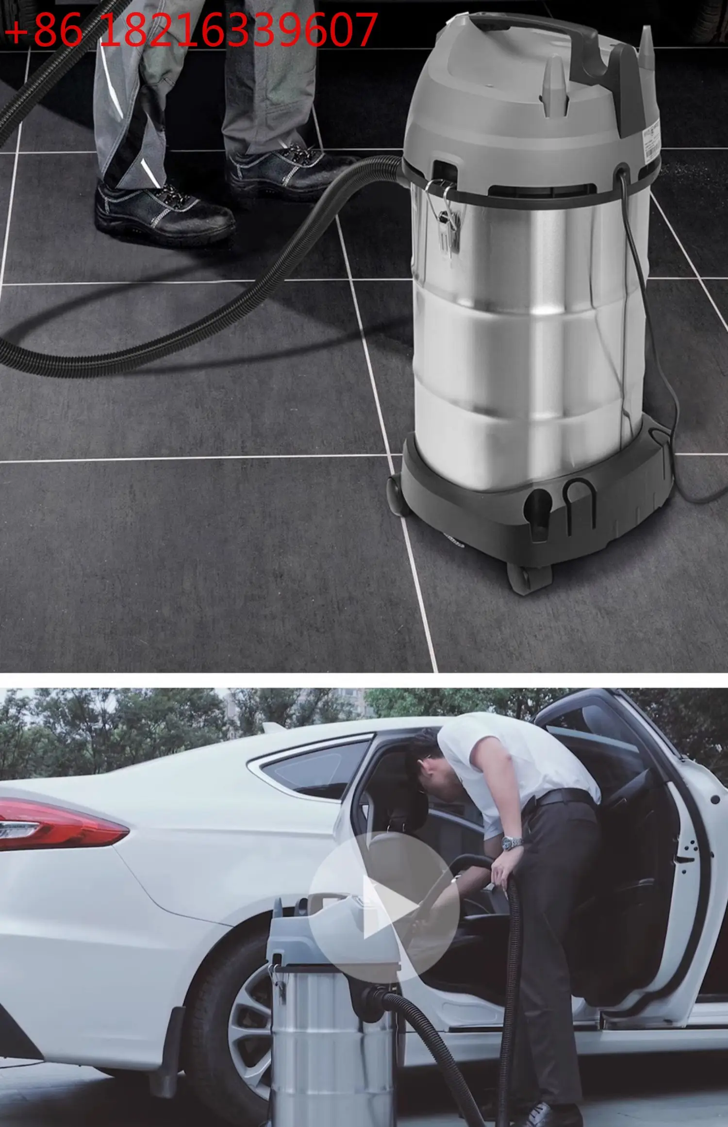Commercial barrel dry and wet dual-purpose high-power large-motor vacuum cleaner for steam beauty
Commercial barrel dry and wet dual-purpose high-power large-motor vacuum cleaner for steam beauty