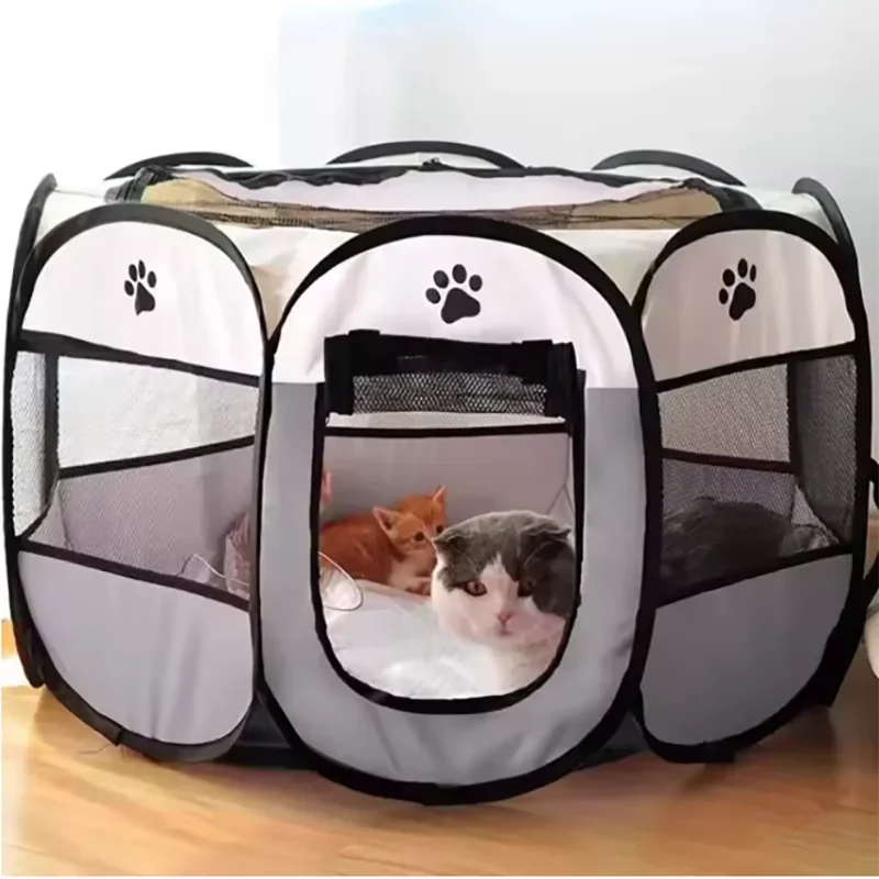 Portable Foldable Pet Tent Kennel Octagonal Fence Puppy Shelter Easy To Use Outdoor Easy Operation Dog Cages Cat Fences
Portable Foldable Pet Tent Kennel Octagonal Fence Puppy Shelter Easy To Use Outdoor Easy Operation Dog Cages Cat Fences