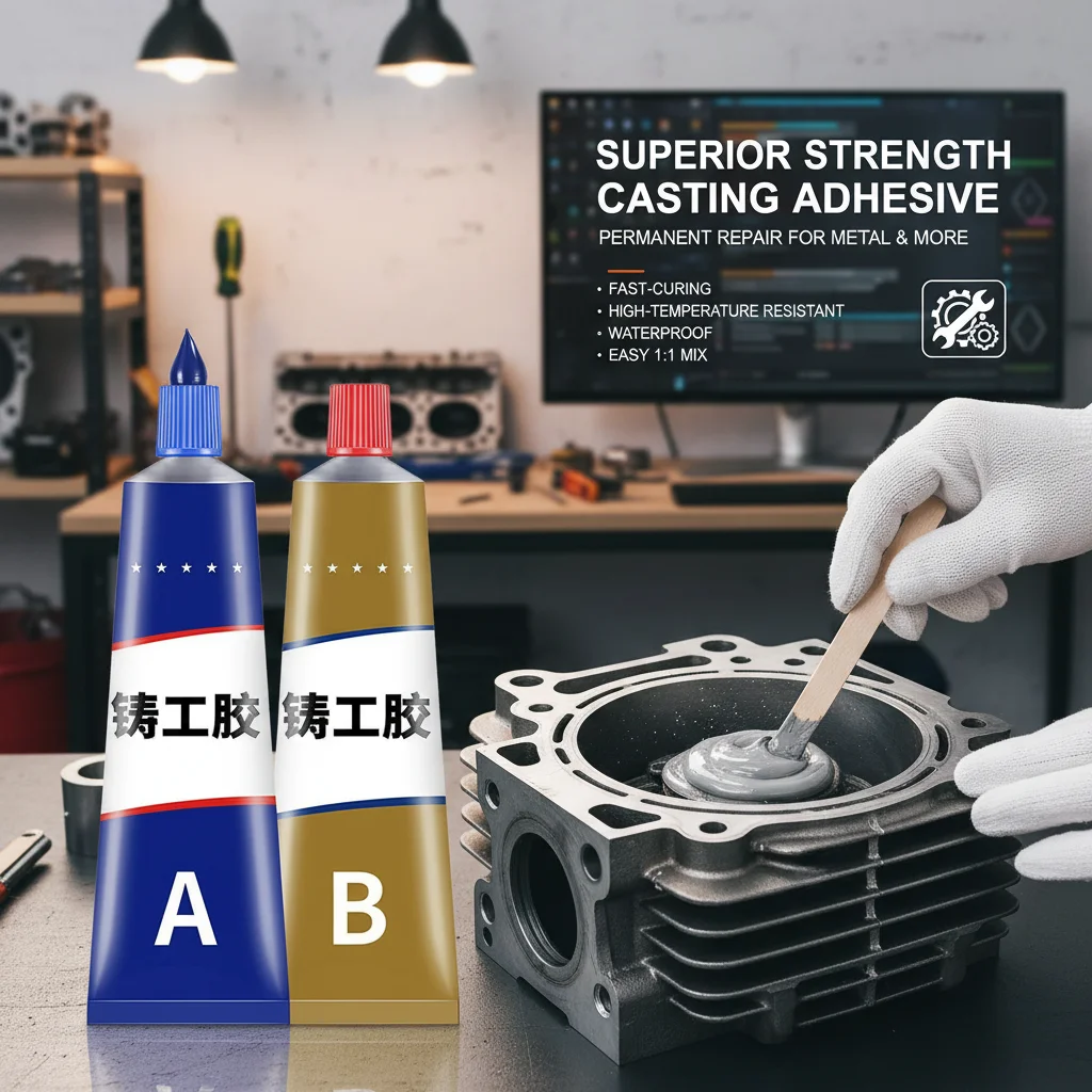 High-Quality AB Adhesive for Welding Casting Bonding - Universal Leak Plugging Metal Radiator Components Sand Holes Water Tank R
High-Quality AB Adhesive for Welding Casting Bonding - Universal Leak Plugging Metal Radiator Components Sand Holes Water Tank R