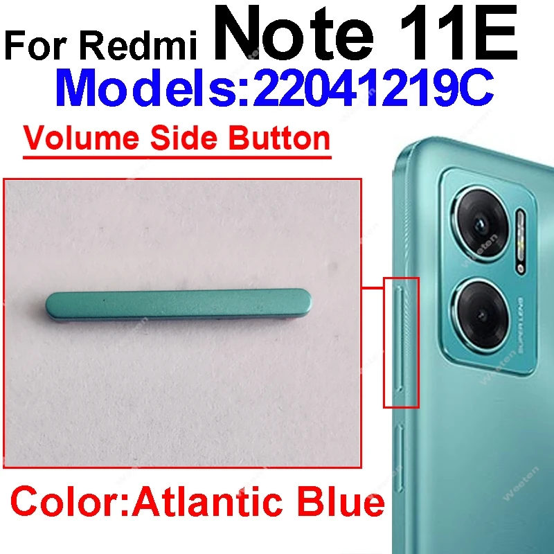 Боковая кнопка громкости вверх и вниз для Xiaomi Redmi Note 11E 11E Pro, боковая кнопка громкости, боковая кнопка, запасные части для ремонта
Боковая кнопка громкости вверх и вниз для Xiaomi Redmi Note 11E 11E Pro, боковая кнопка громкости, боковая кнопка, запасные части для ремонта