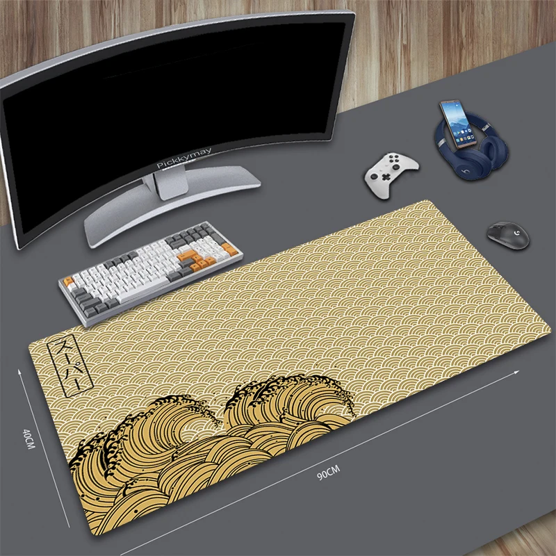 New Wave Mouse Pads Gaming Mousepad Gamer Mouse Mat Keyboard Mats Desk Pad Mousepads XXL 90x40cm For Computer
New Wave Mouse Pads Gaming Mousepad Gamer Mouse Mat Keyboard Mats Desk Pad Mousepads XXL 90x40cm For Computer