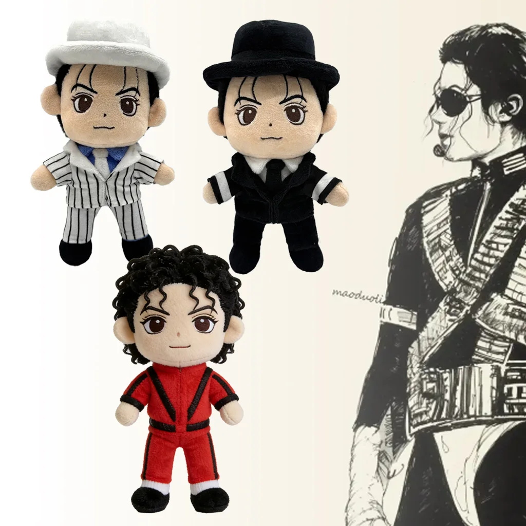 New 23CM Michael Plush Singer Dancer Soft Stuffed Anime Cartoon Plushies Doll Toy Gifts
New 23CM Michael Plush Singer Dancer Soft Stuffed Anime Cartoon Plushies Doll Toy Gifts