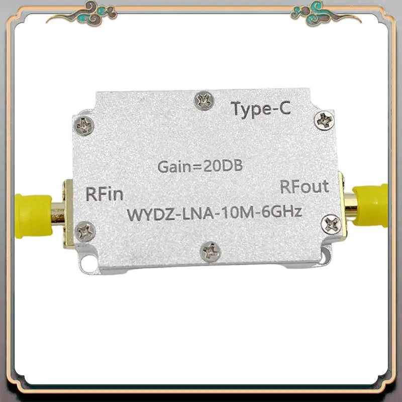 TYPE-C LAN High Flatness Amplifier 10Mhz-6Ghz Gain 20DB RF Signal AMP For HAM SDR Software Radio FM Radio Durable Easy To Use
TYPE-C LAN High Flatness Amplifier 10Mhz-6Ghz Gain 20DB RF Signal AMP For HAM SDR Software Radio FM Radio Durable Easy To Use