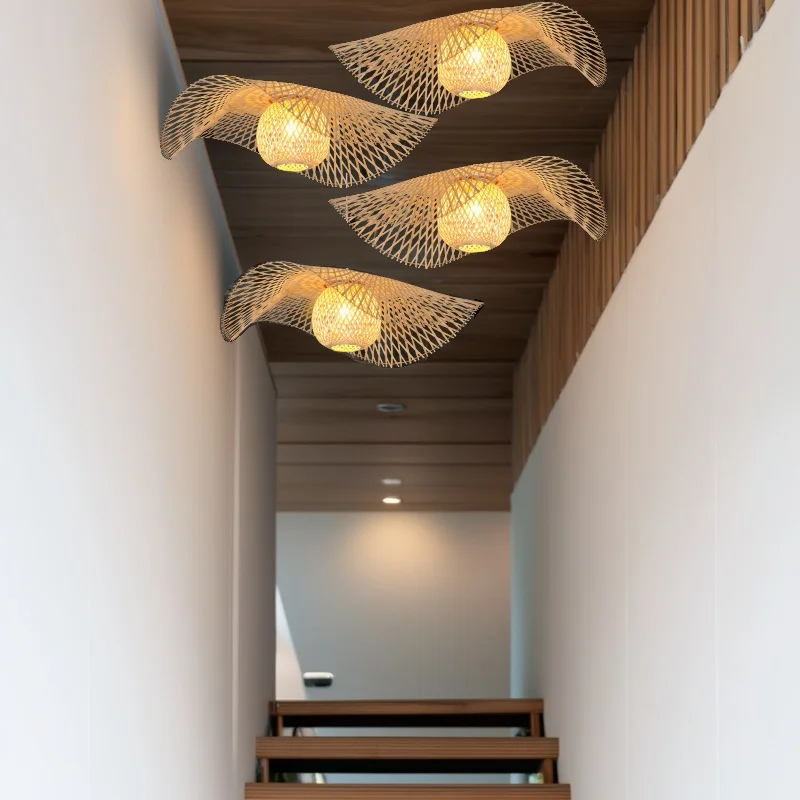 Bamboo Chandelier Pendant Lamp Hanging Wood Ceiling Light Decor LED Chinese Hand Kitted Handmade Lighting for Home Living Room
Bamboo Chandelier Pendant Lamp Hanging Wood Ceiling Light Decor LED Chinese Hand Kitted Handmade Lighting for Home Living Room