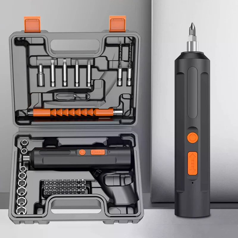 Набор инструментов для небольшой перезаряжаемой электрической отвертки для домашнего использования
Набор инструментов для небольшой перезаряжаемой электрической отвертки для домашнего использования