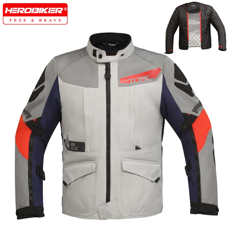 Men's Motorcycle Riding Suit Waterproof Rally Suit Sets Windproof Motorcycle Travel Equipment Wear-resistant CE Protective Pad
Men's Motorcycle Riding Suit Waterproof Rally Suit Sets Windproof Motorcycle Travel Equipment Wear-resistant CE Protective Pad