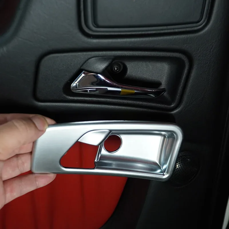 For MercedesBenz G Class W463 07-18 ABS Silver/Carbon Fiber Car Inner Door Handle Bowl Decoration Cover Interior Car Accessories
For MercedesBenz G Class W463 07-18 ABS Silver/Carbon Fiber Car Inner Door Handle Bowl Decoration Cover Interior Car Accessories