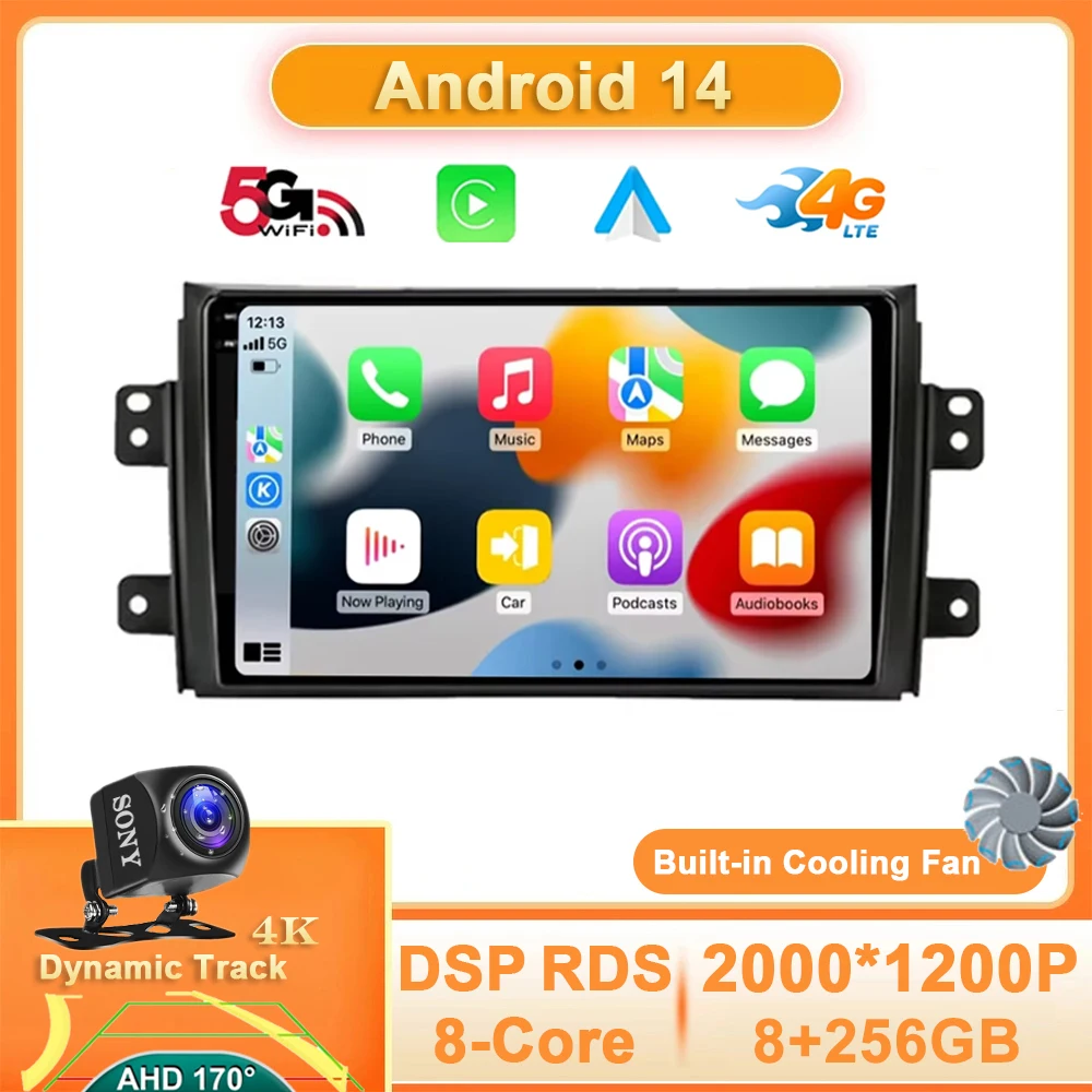 Автомагнитола на Android 14 для Suzuki SX4 2006 - 2013 Fiat Sedici 2005 - 2014 мультимедийный стерео видеоплеер навигация Carplay авто
Автомагнитола на Android 14 для Suzuki SX4 2006 - 2013 Fiat Sedici 2005 - 2014 мультимедийный стерео видеоплеер навигация Carplay авто