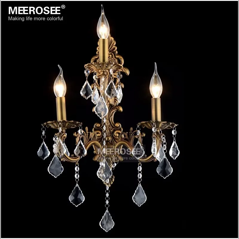 Crystal Wall Light Wall Sconces Lamp Antique Bronze Wall Brackets Light for bedroom living room
Crystal Wall Light Wall Sconces Lamp Antique Bronze Wall Brackets Light for bedroom living room