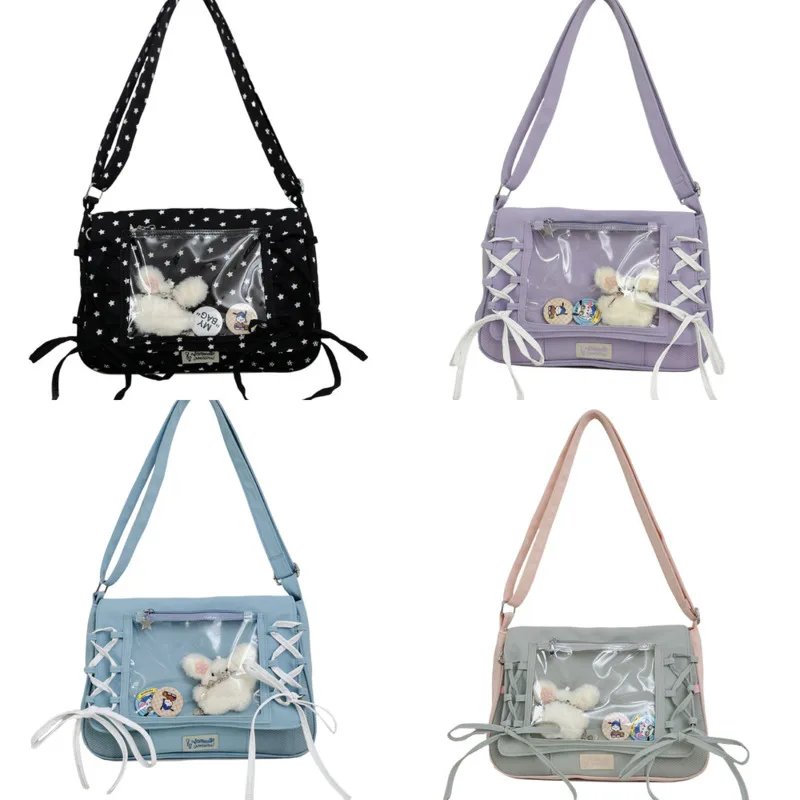Letter Sweet Bow Ribbon Itabag Women 2025 Y2K And Cute One Shoulder Tote Bag Japanese Anime Transparent Big Food Itabag Bag New
Letter Sweet Bow Ribbon Itabag Women 2025 Y2K And Cute One Shoulder Tote Bag Japanese Anime Transparent Big Food Itabag Bag New