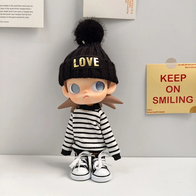 20cm Zsiga Doll Clothes Set Black White Striped Long Sleeve Shirt Pom Pom LOVE Knit Hat Sneakers Outfit For 20cm Zsiga Doll
20cm Zsiga Doll Clothes Set Black White Striped Long Sleeve Shirt Pom Pom LOVE Knit Hat Sneakers Outfit For 20cm Zsiga Doll