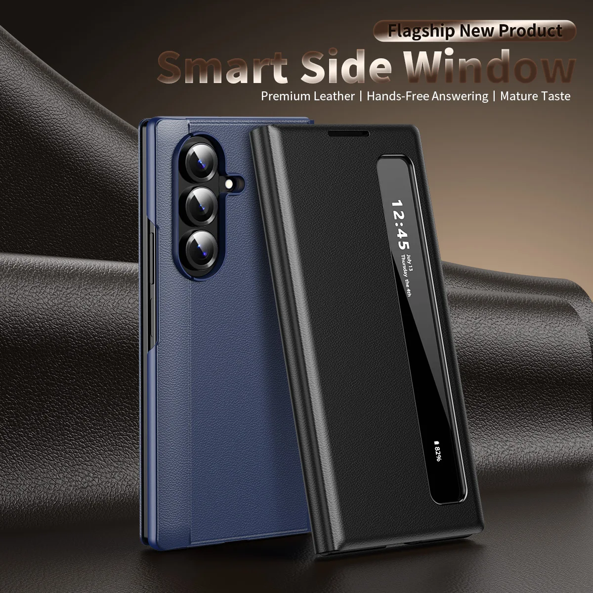 Smart View Leather Case for Samsung Galaxy Z Fold 7 6 5 Flip Luxury Business Window Cover Shockproof Stand Coque for Z Fold7
Smart View Leather Case for Samsung Galaxy Z Fold 7 6 5 Flip Luxury Business Window Cover Shockproof Stand Coque for Z Fold7