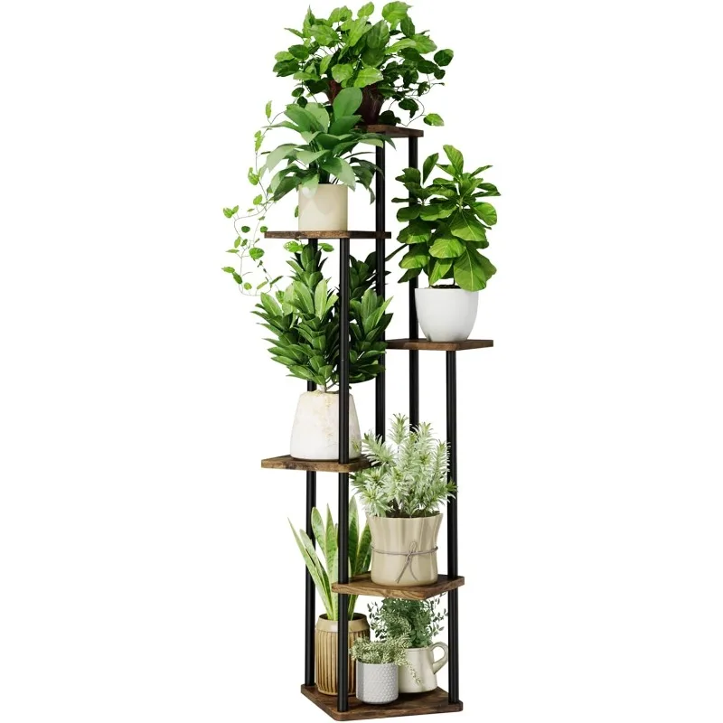 6 Tiered Plant Stand Indoor Corner Plant Shelf for Multiple Plants for Patio Garden Balcony Living Room Bedroom, Tall Metal
6 Tiered Plant Stand Indoor Corner Plant Shelf for Multiple Plants for Patio Garden Balcony Living Room Bedroom, Tall Metal