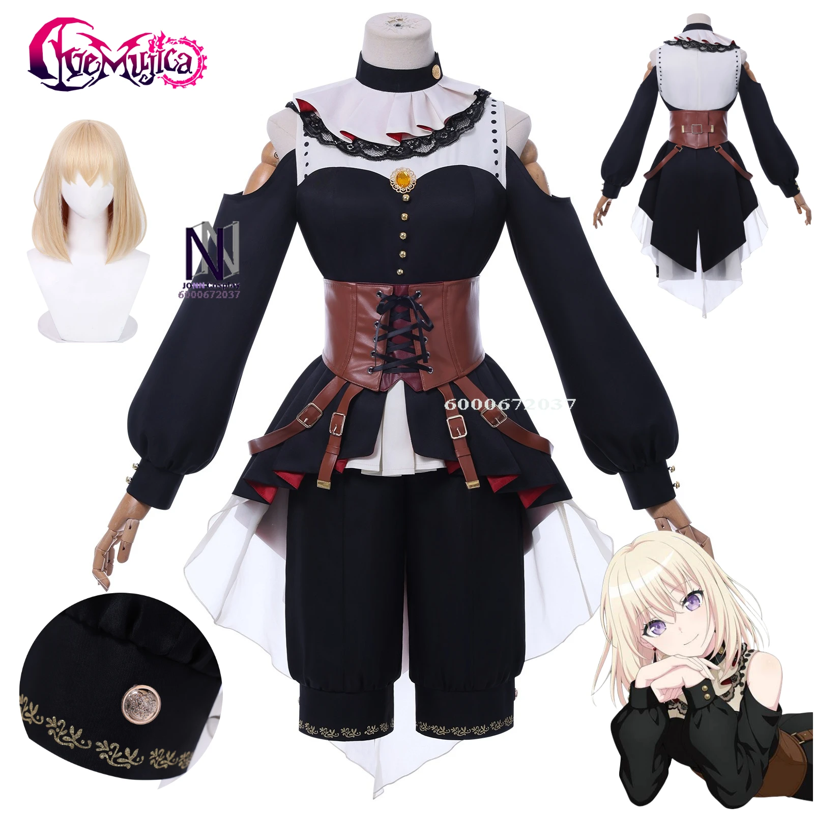 BanG Dream! Ave Mujica Misumi Hatsune Cosplay Doloris Role Play Costume Fashion Stage Uniform Dress Wig for Women Comic Con Suit
BanG Dream! Ave Mujica Misumi Hatsune Cosplay Doloris Role Play Costume Fashion Stage Uniform Dress Wig for Women Comic Con Suit