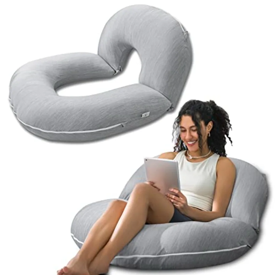 Reading Pillow ack Pillow for Sitting in ed and Couc Gaming Pillow for Adults Sit Up Support for ed Cooling Stripes Grey
Reading Pillow ack Pillow for Sitting in ed and Couc Gaming Pillow for Adults Sit Up Support for ed Cooling Stripes Grey
