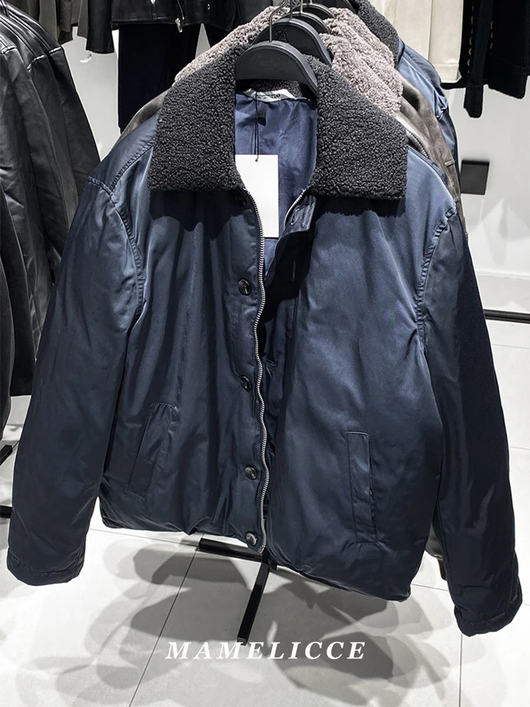 MAMELICCE Original design Fur Turn-down collar Men's winter padded jackets for man Thickened Cotton clothes Simple style tops
MAMELICCE Original design Fur Turn-down collar Men's winter padded jackets for man Thickened Cotton clothes Simple style tops