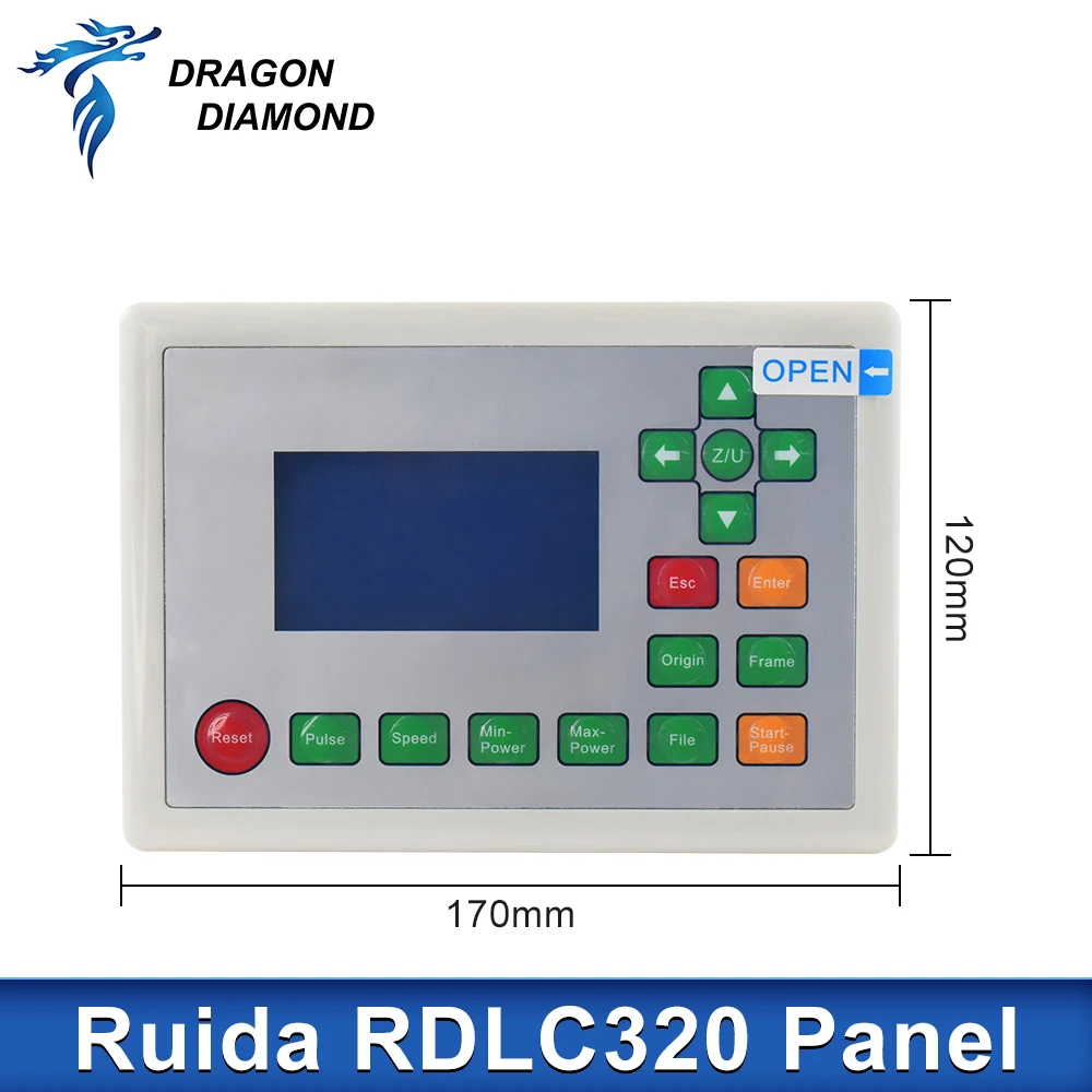 Оригинальная панель управления Ruida RDLC320, контроллер лазера CO2, система DSP для станка для лазерной гравировки и резки CO2
Оригинальная панель управления Ruida RDLC320, контроллер лазера CO2, система DSP для станка для лазерной гравировки и резки CO2
