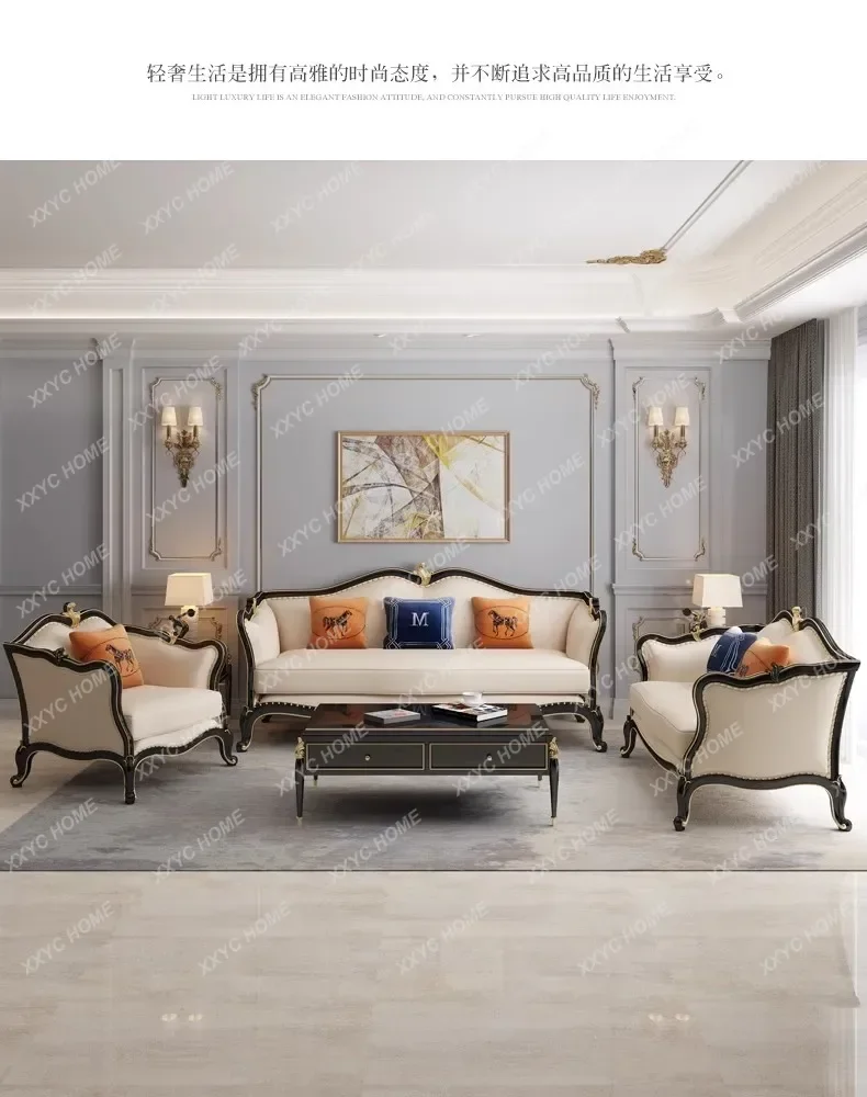 Luxury Leather Living Room Sofas Modern Solid Wood Living Room Sofa Elegant Ergonomic Muebles Postmodern
Luxury Leather Living Room Sofas Modern Solid Wood Living Room Sofa Elegant Ergonomic Muebles Postmodern