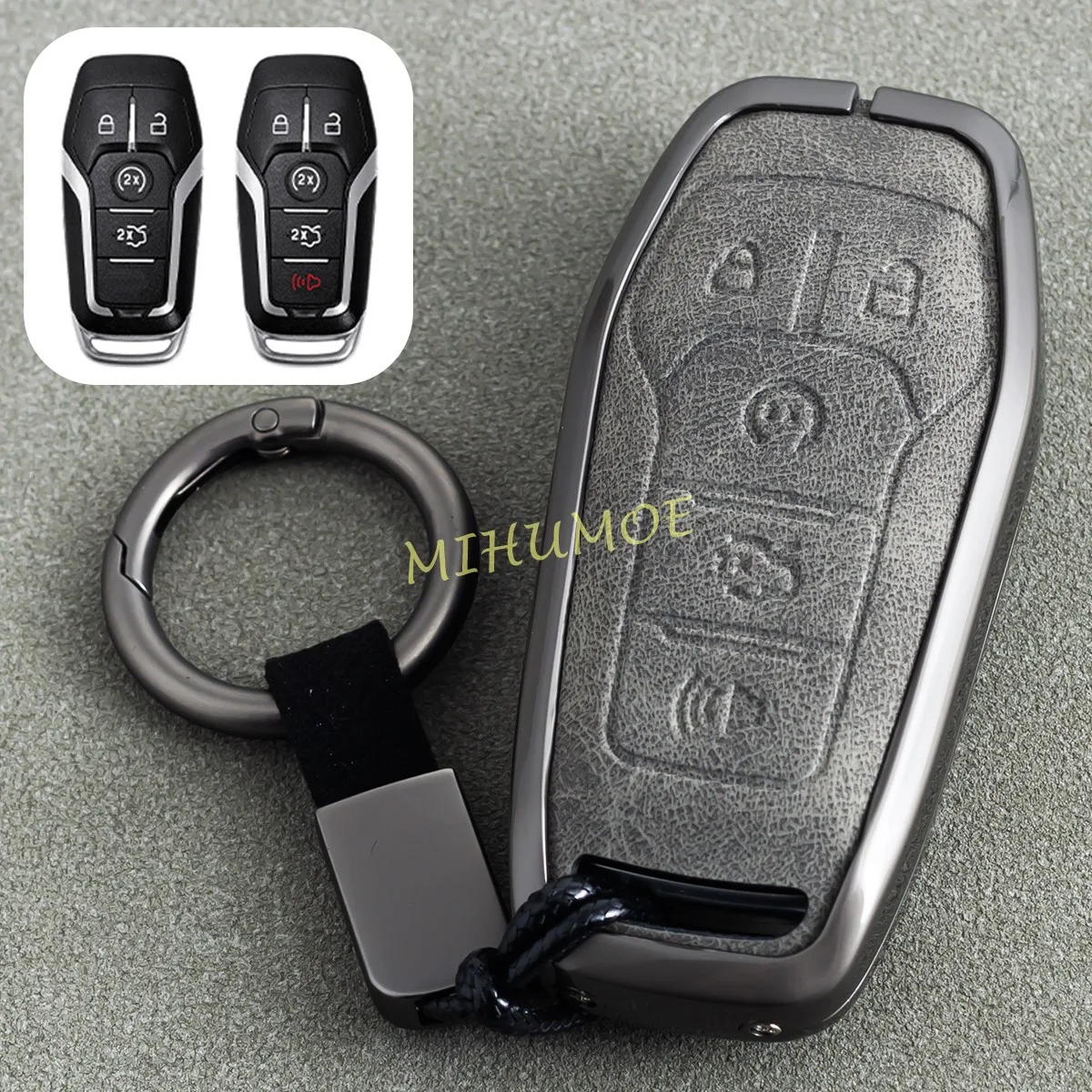 Металлический кожаный автомобильный брелок для ключей, чехол-брелок для Ford Mustang Explorer Fusion F150 F-150 Edge Mondeo Lincoln MKZ MKC MKX
Металлический кожаный автомобильный брелок для ключей, чехол-брелок для Ford Mustang Explorer Fusion F150 F-150 Edge Mondeo Lincoln MKZ MKC MKX