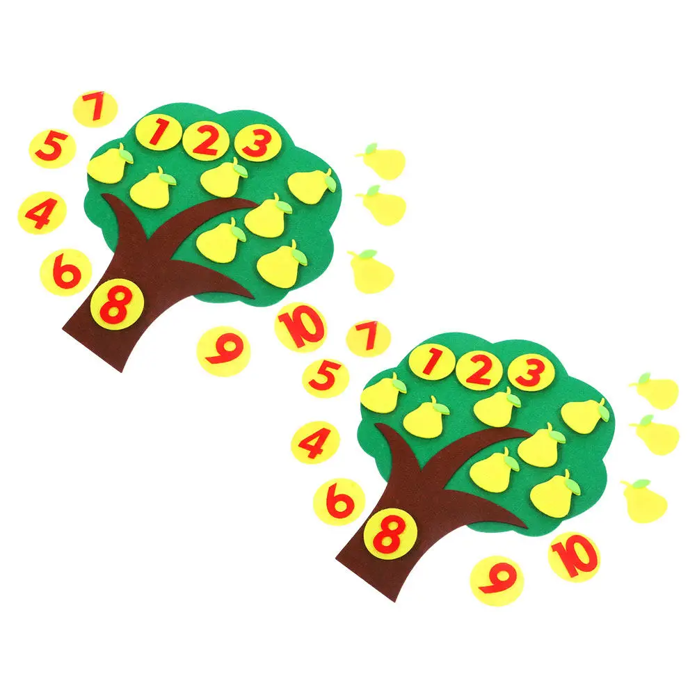 2Sets Felt Pear Tree Number Learning Counting Early Education for Kindergarten Math Centers Preschool Games Tree Number
2Sets Felt Pear Tree Number Learning Counting Early Education for Kindergarten Math Centers Preschool Games Tree Number