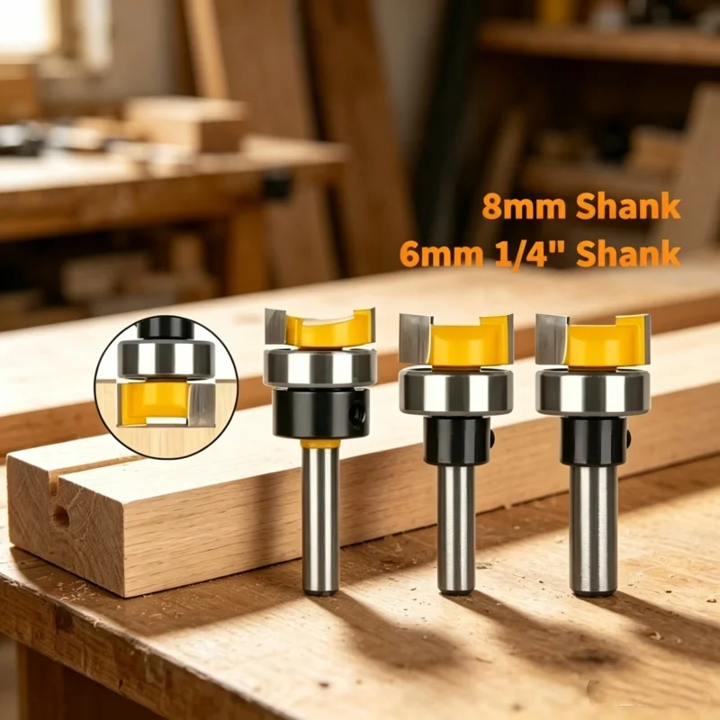 Woodworking Milling Cutters Pattern Router Bit Carbide Cutter End Mill Face Mill 6MM/6.35MM/8MM/D19.05MM Craft Cutting Tools
Woodworking Milling Cutters Pattern Router Bit Carbide Cutter End Mill Face Mill 6MM/6.35MM/8MM/D19.05MM Craft Cutting Tools