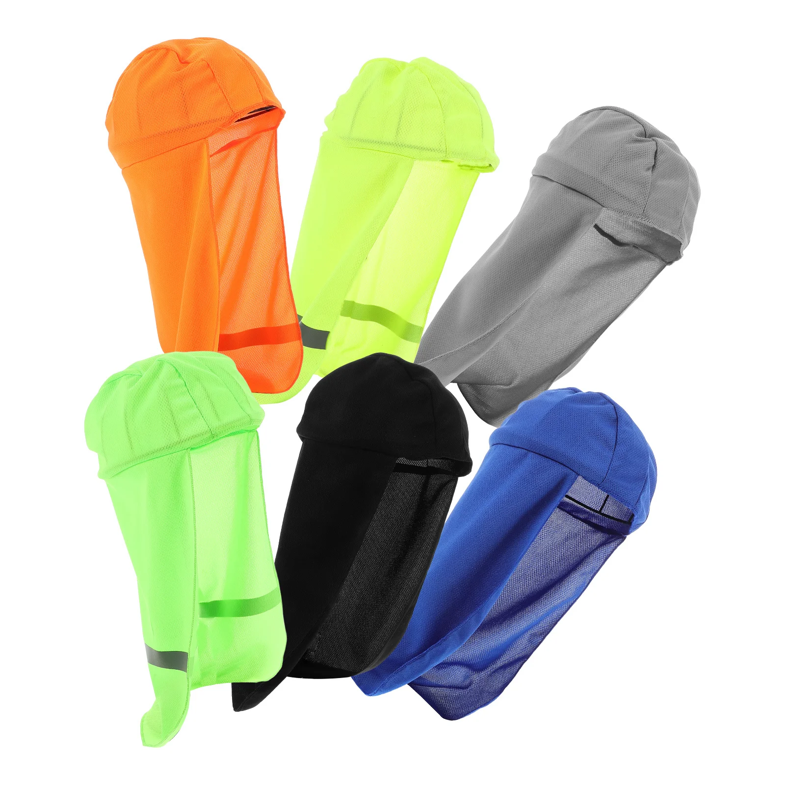 6Pcs Uv Protection Sun Shade Hat with Long Tail Cover Breathable Neck Protector for Outdoor Sports Cycling Liner
6Pcs Uv Protection Sun Shade Hat with Long Tail Cover Breathable Neck Protector for Outdoor Sports Cycling Liner