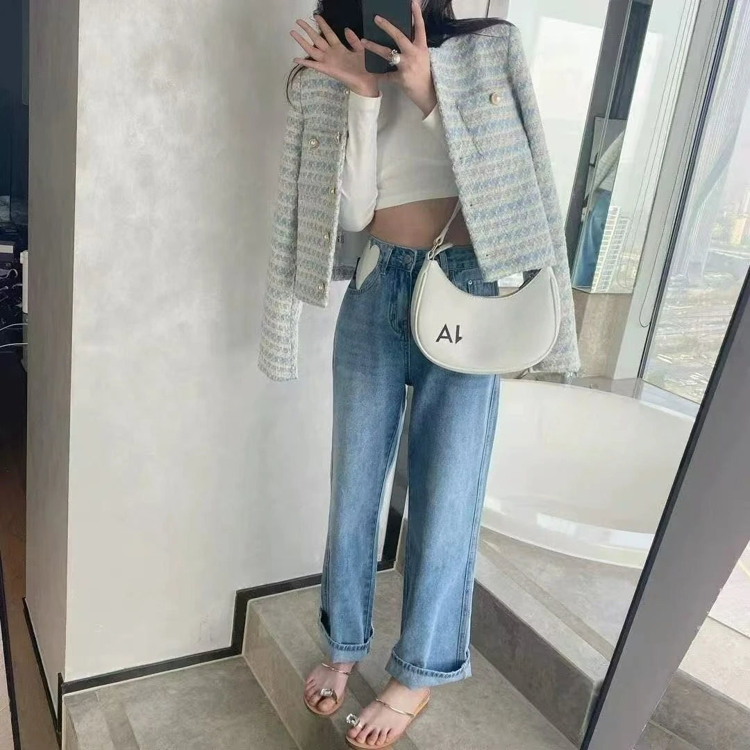 Новая твидовая женская куртка 2021, осень/зима, новые высококачественные укороченные элегантные универсальные модные куртки
Новая твидовая женская куртка 2021, осень/зима, новые высококачественные укороченные элегантные универсальные модные куртки