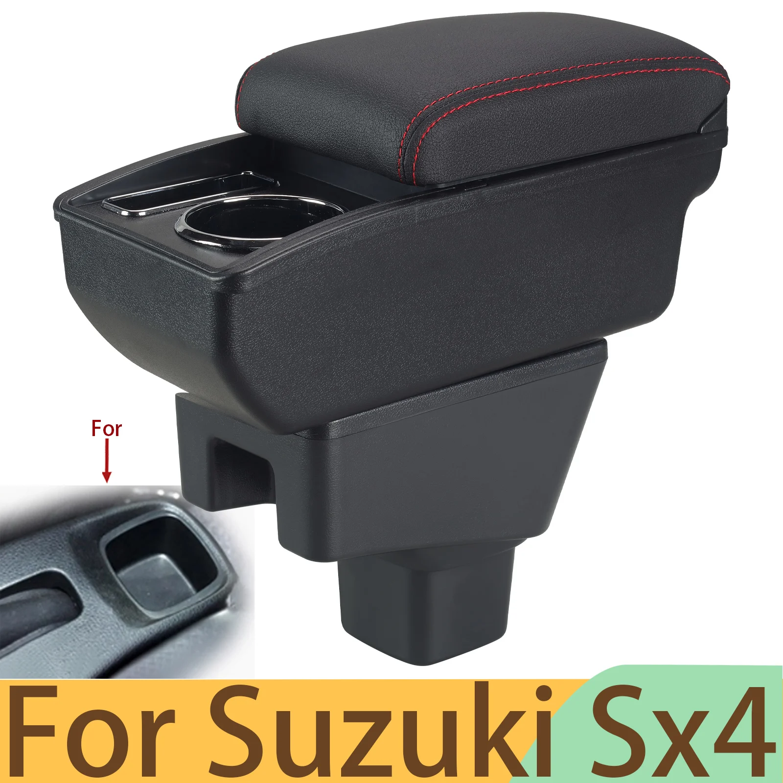 Car Armrest for SUZUKI SX4 Armrest Box for SUZUKI SX4 Storage Box Dedicated Retrofit Parts Interior Car Accessories
Car Armrest for SUZUKI SX4 Armrest Box for SUZUKI SX4 Storage Box Dedicated Retrofit Parts Interior Car Accessories