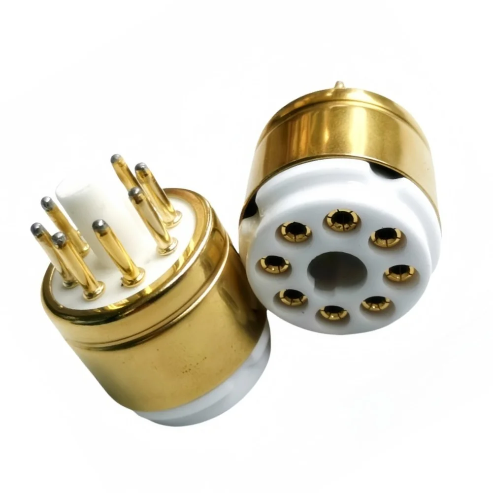 Seamless Connection For Tubes Audio Device Vacuum Socket Golden 8-pin Tube Adapter 8-Pin Conversion Gold-plated Pins
Seamless Connection For Tubes Audio Device Vacuum Socket Golden 8-pin Tube Adapter 8-Pin Conversion Gold-plated Pins