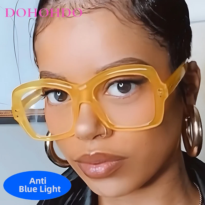 Vintage Oversized Square Anti-Blue Light Glasses Women Men Luxury Brand Designer Computer Optical Eyewear For Office Work Очки
Vintage Oversized Square Anti-Blue Light Glasses Women Men Luxury Brand Designer Computer Optical Eyewear For Office Work Очки