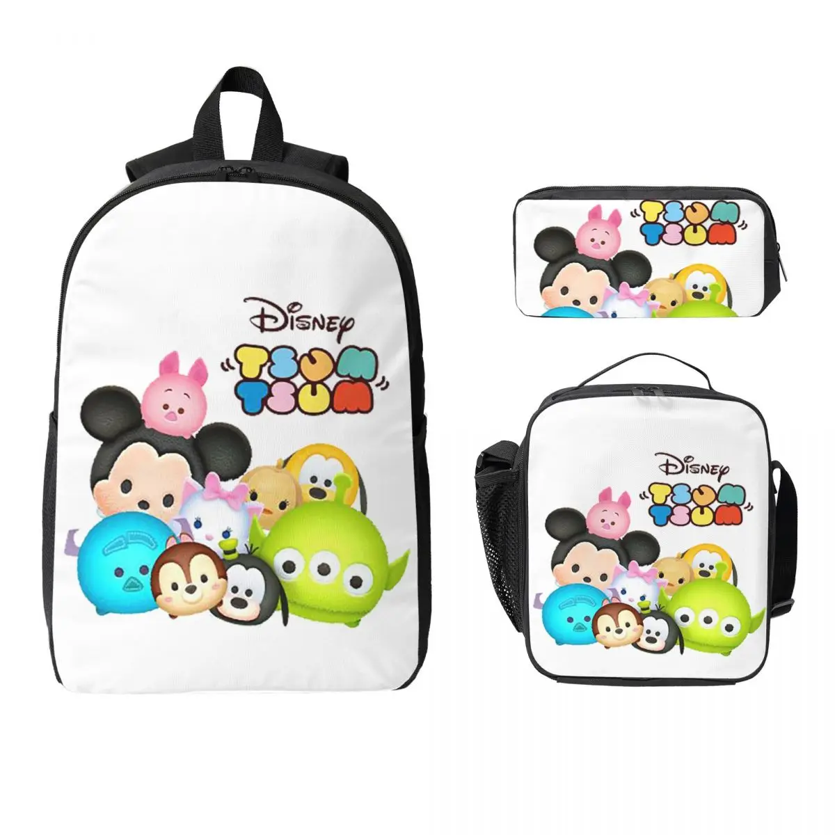 Tsum Tsum Backpack Student Boys Girls BookBag School Bag Computer Shoulder Bags 3ps Insulated Lunch Bag Pencil Case
Tsum Tsum Backpack Student Boys Girls BookBag School Bag Computer Shoulder Bags 3ps Insulated Lunch Bag Pencil Case