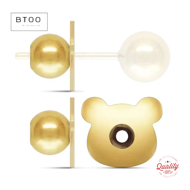 14 К позолоченные клатчи с медвежьими ушками, 3 мм, задняя часть сережек, оптовая продажа, поставки для ювелирных изделий, устойчивые к потускнению ювелирные изделия своими руками
14 К позолоченные клатчи с медвежьими ушками, 3 мм, задняя часть сережек, оптовая продажа, поставки для ювелирных изделий, устойчивые к потускнению ювелирные изделия своими руками