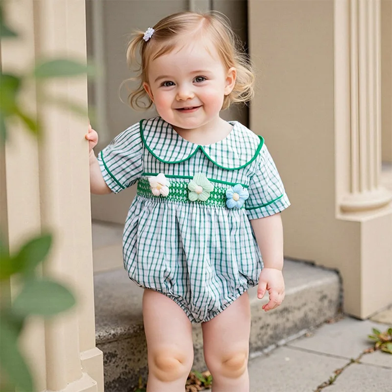 Toddler Girl Pink Floral Print Ruffle Sleeve Romper with Bowknot Detail and Elastic Waistband Cute Jumpsuit for Summer
Toddler Girl Pink Floral Print Ruffle Sleeve Romper with Bowknot Detail and Elastic Waistband Cute Jumpsuit for Summer