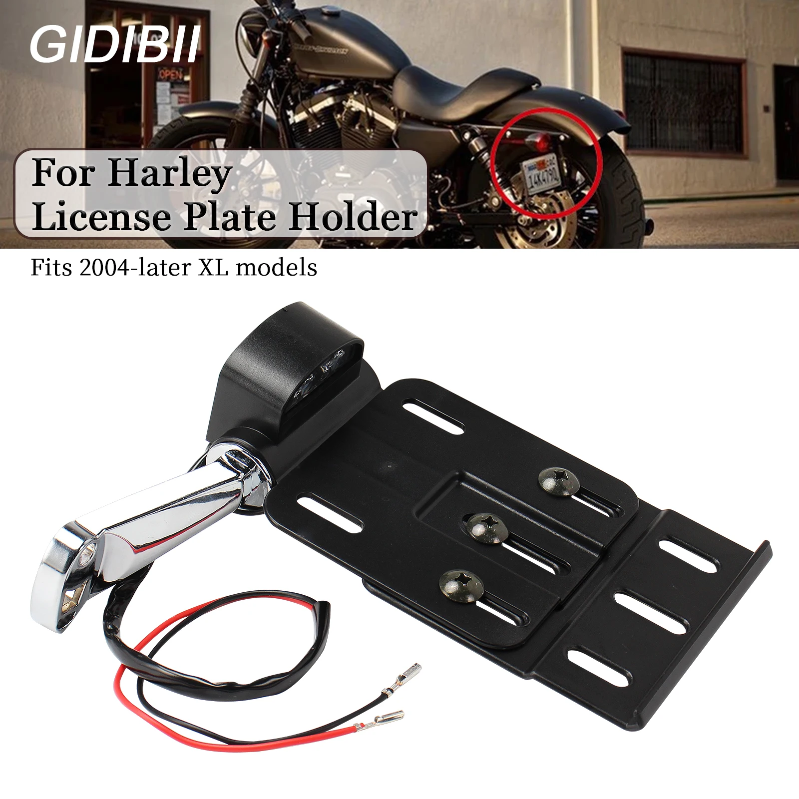 1 PC Motorcycle Side Mount License Plate Holder Rear Turn Signal Folding LED Light For Harley Sportster XL883 XL 1200 Iron 883
1 PC Motorcycle Side Mount License Plate Holder Rear Turn Signal Folding LED Light For Harley Sportster XL883 XL 1200 Iron 883