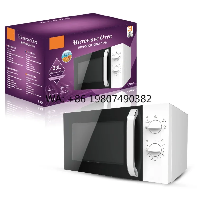 23L Compact Microwave Oven, Equipped with Turntable and Visual Heating, Fast Heating Function for Home and Office Daily Cooking
23L Compact Microwave Oven, Equipped with Turntable and Visual Heating, Fast Heating Function for Home and Office Daily Cooking