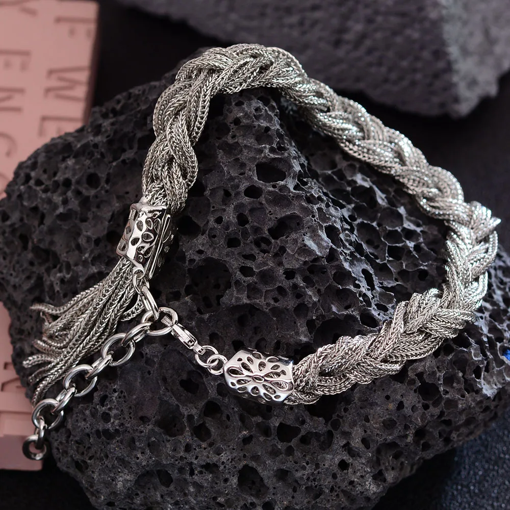 Wholesale 925 Sterling Silver Bracelets Jewelry chain women lady men high quality valentine gift beautiful factory price
Wholesale 925 Sterling Silver Bracelets Jewelry chain women lady men high quality valentine gift beautiful factory price