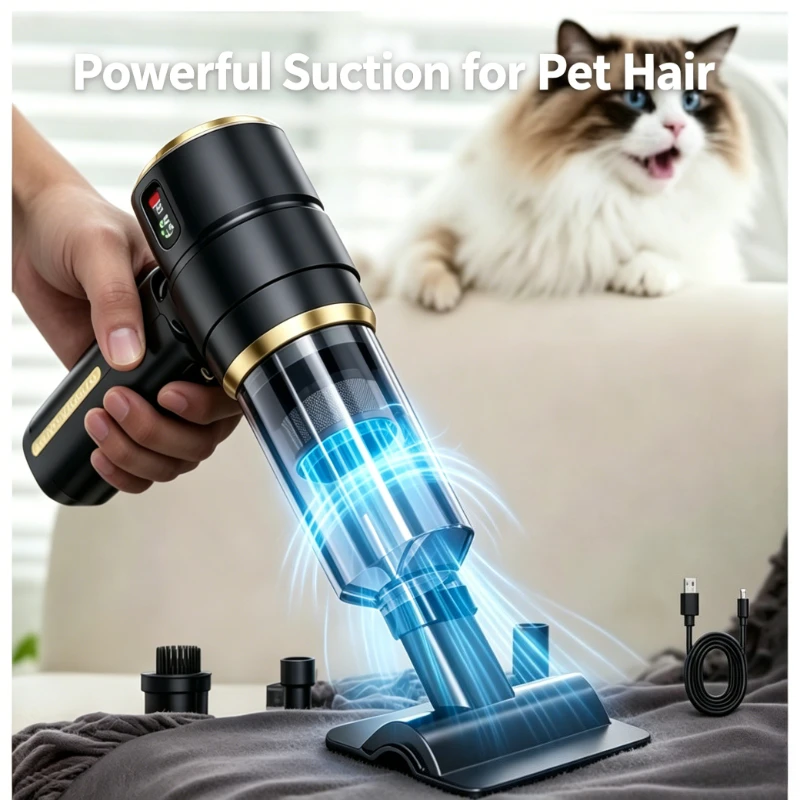 Car Vacuum Cleaner High Power Portable Handheld Wireless Brushless Motor Cleaning Machine Powerful Air Duster for Home Appliance
Car Vacuum Cleaner High Power Portable Handheld Wireless Brushless Motor Cleaning Machine Powerful Air Duster for Home Appliance