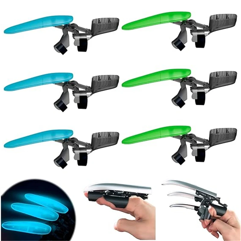 Retractable Wolf Claws - Luminous Mechanical 3D Folding Claws with Glove for Cosplay & Halloween Costumes for Kids/Adults
Retractable Wolf Claws - Luminous Mechanical 3D Folding Claws with Glove for Cosplay & Halloween Costumes for Kids/Adults