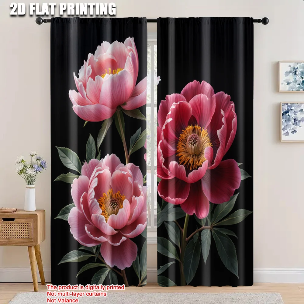 2pcs, 2D flat printing Curtain many flowers Versatile 100% Polyester,Without Electricity Festive Holiday Perfect for Window
2pcs, 2D flat printing Curtain many flowers Versatile 100% Polyester,Without Electricity Festive Holiday Perfect for Window