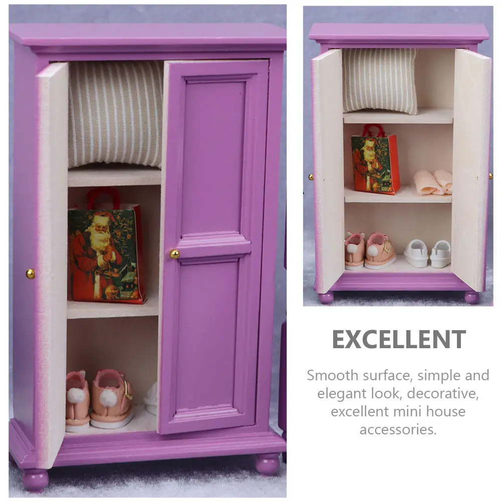 Miniature Closet Small Wardrobe Elegant Wooden Multi-Layer Storage Decorative Accessory for Miniature House Photography Prop
Miniature Closet Small Wardrobe Elegant Wooden Multi-Layer Storage Decorative Accessory for Miniature House Photography Prop